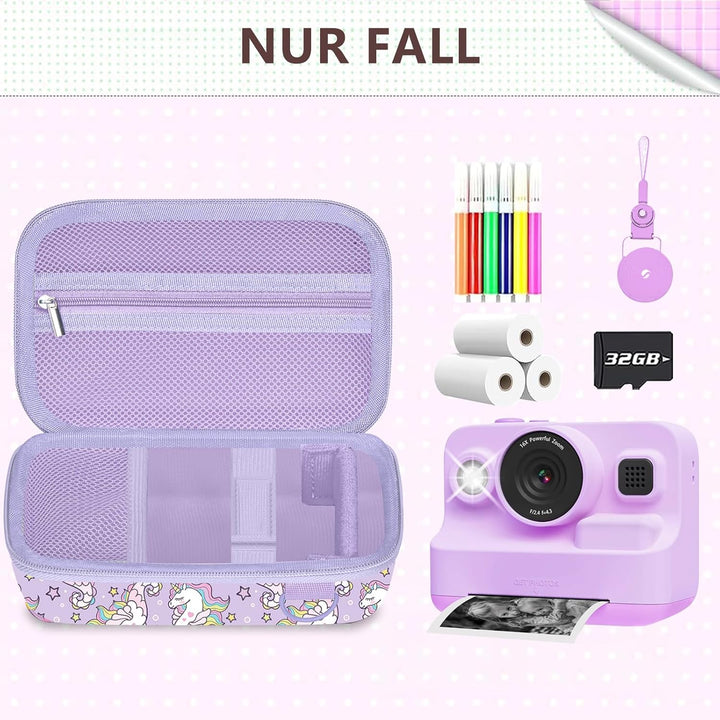 Leayjeen Kinderkamera Tasche Kompatibel mit HiMont/GREENKINDER/Hiievpu/CalineGam/Gofunly/AMCLID/ulew