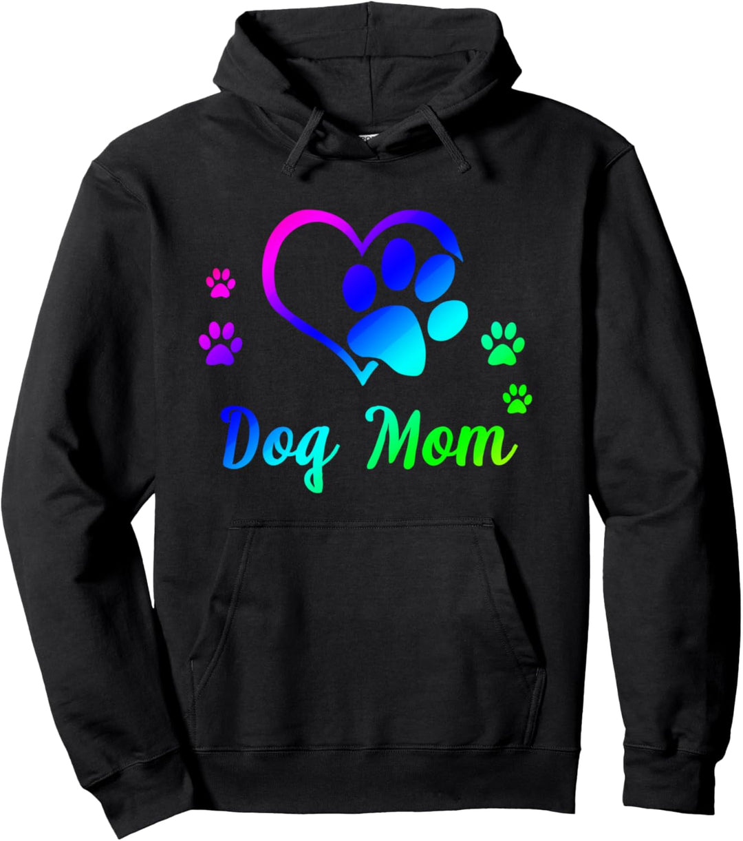 Cute Dog Puppy Mom Lover Pet Owner Gift Pullover Hoodie
