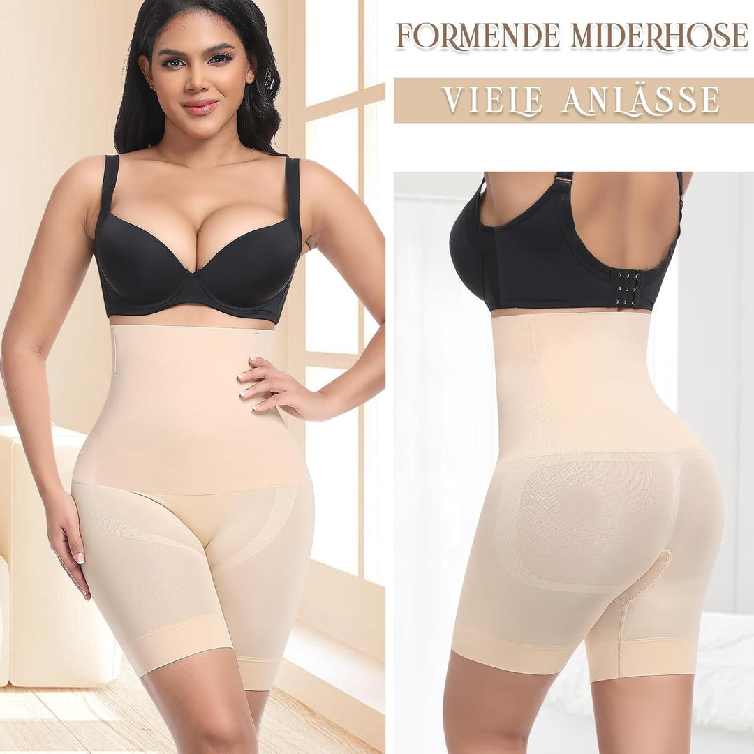 YARRCO Bauchweg Unterhose Damen Shapewear Miederhose Body Shaper Miederpants Hohe Taille Leggings Fi