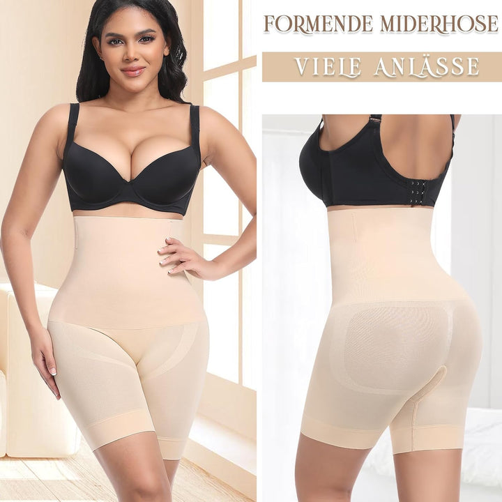 YARRCO Bauchweg Unterhose Damen Shapewear Miederhose Body Shaper Miederpants Hohe Taille Leggings Fi