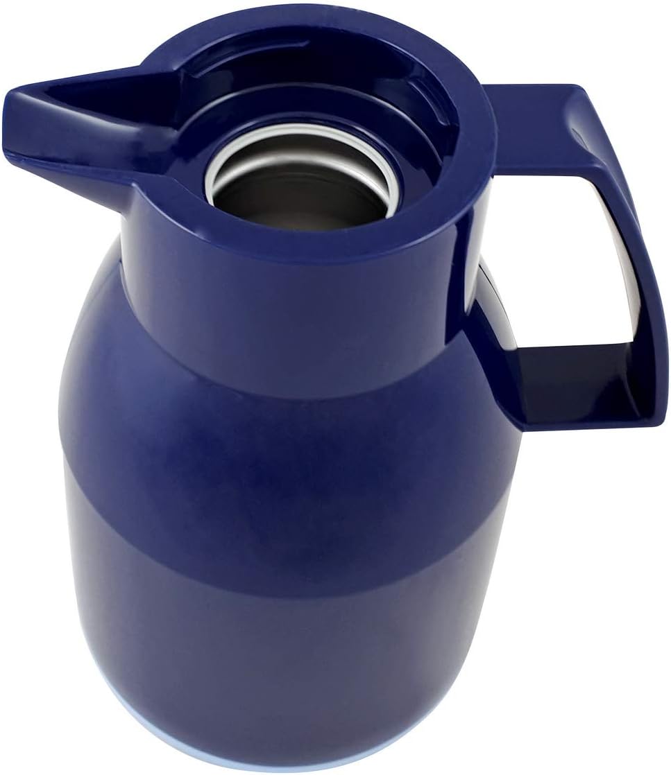 Helios Wash S + Kunststoff-Isolierkanne mit Drehverschluss 1,0 l dunkelblau spülmaschinenfest 1,0 Li