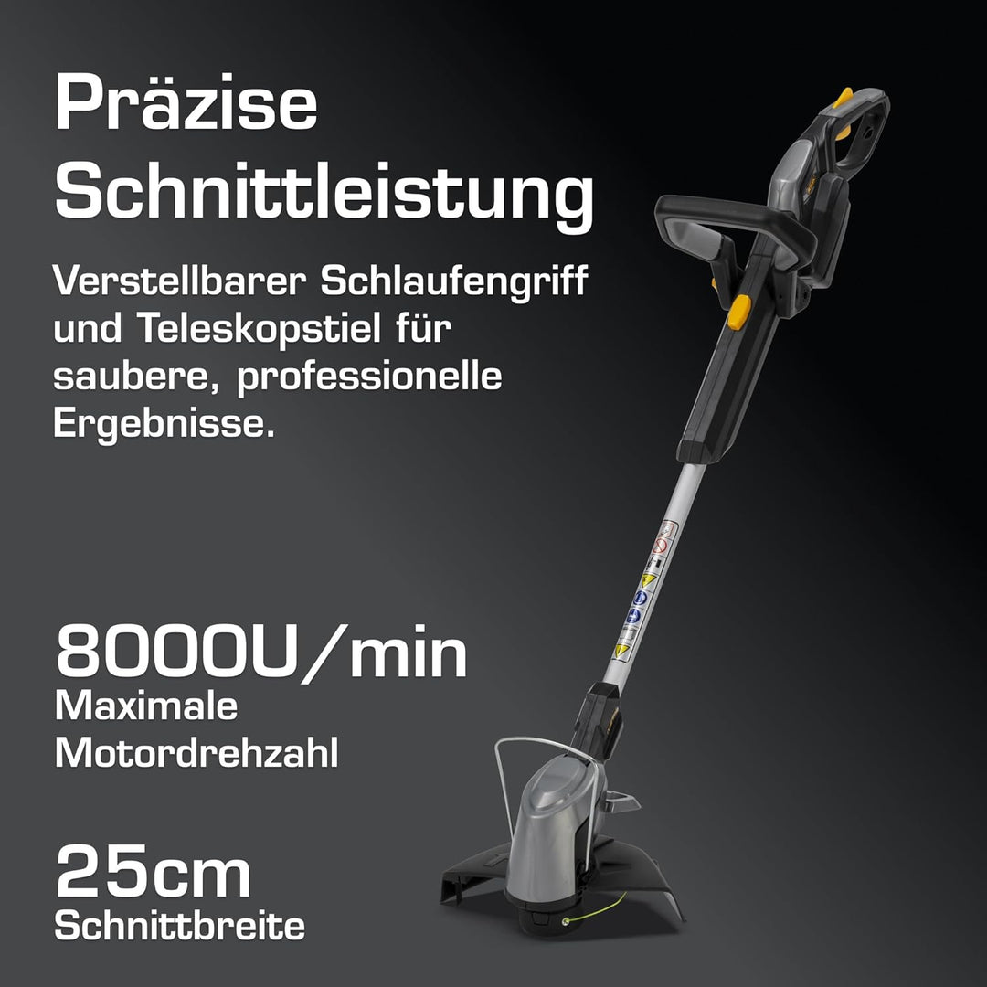 Alpina ATR 20 Li Kit Akku-Rasentrimmer, Schnittbreite 25cm, mit 20V (2Ah) Akku & Ladegerät