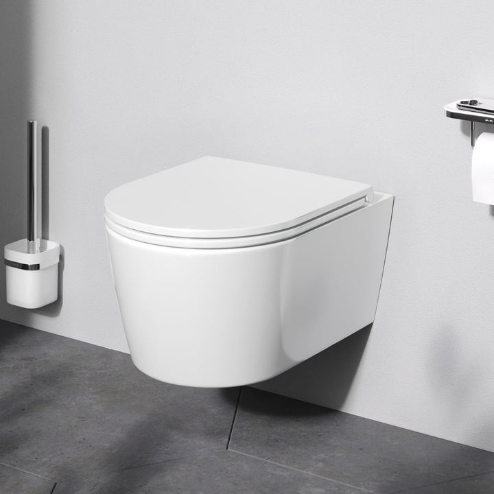 AM.PM - Hänge WC Komplettset, Vorwandelement WC Set Komplett Vormontiert (Prime Fit) + Wand WC Weiss
