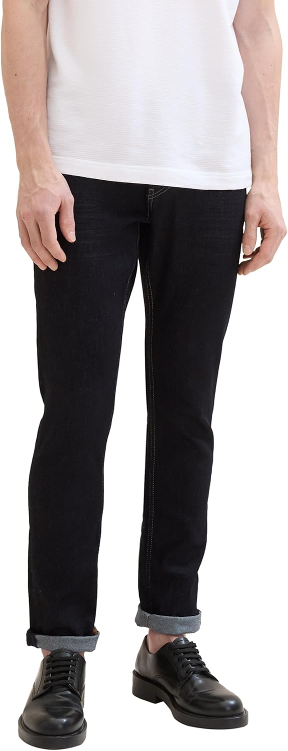 TOM TAILOR Herren Josh Regular Slim Jeans 29W / 30L 10115 - Clean Rinsed Blue Denim, 29W / 30L 10115