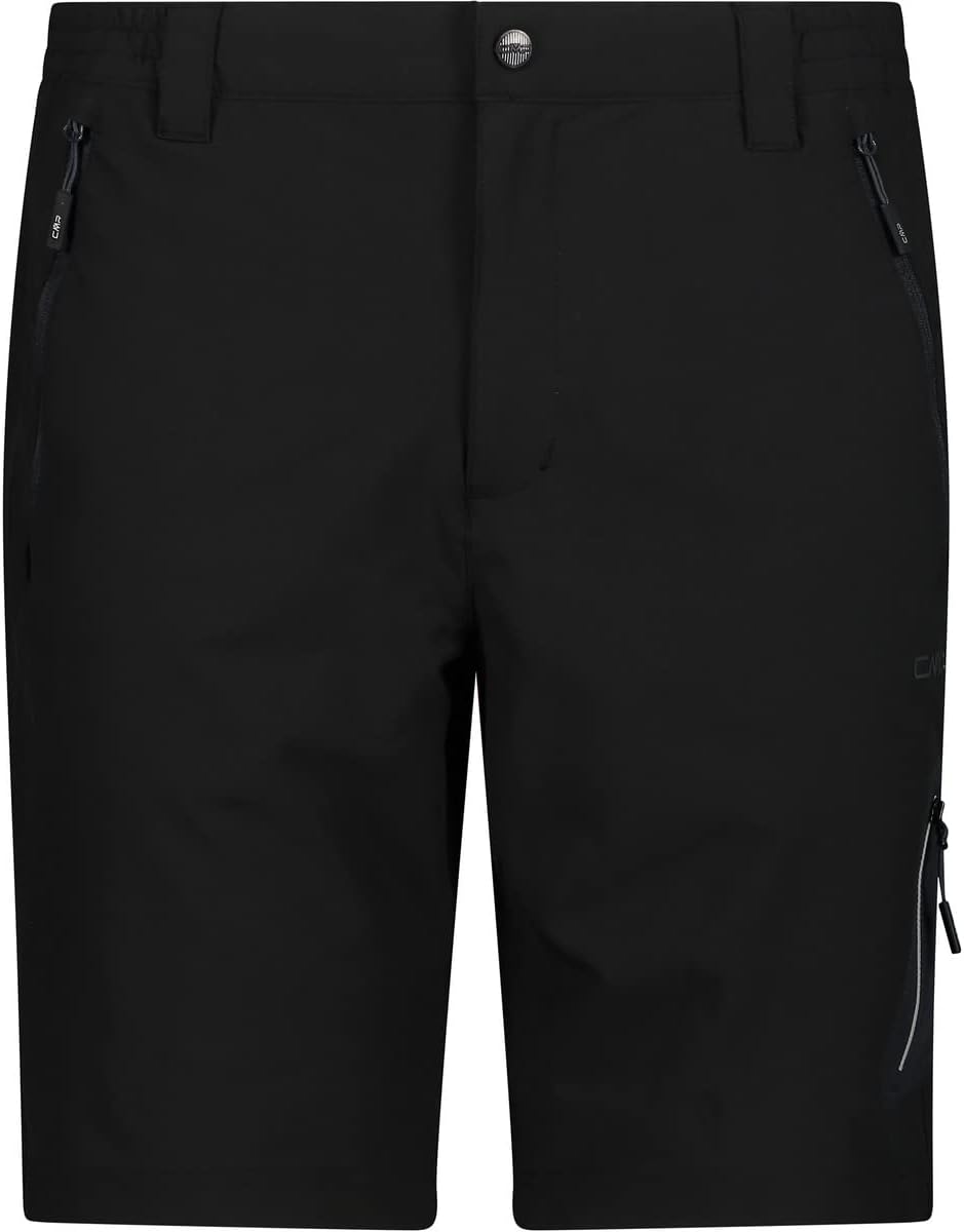 CMP Herren Pants Stretch-Bermudashorts für Herren 46 Schwarz, 46 Schwarz