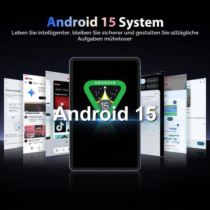 Blackview Mega 2 12 Zoll Tablet Android 15 Tablets, 24GB RAM+256GB ROM, 120Hz 2.4K FHD+ Gaming Table