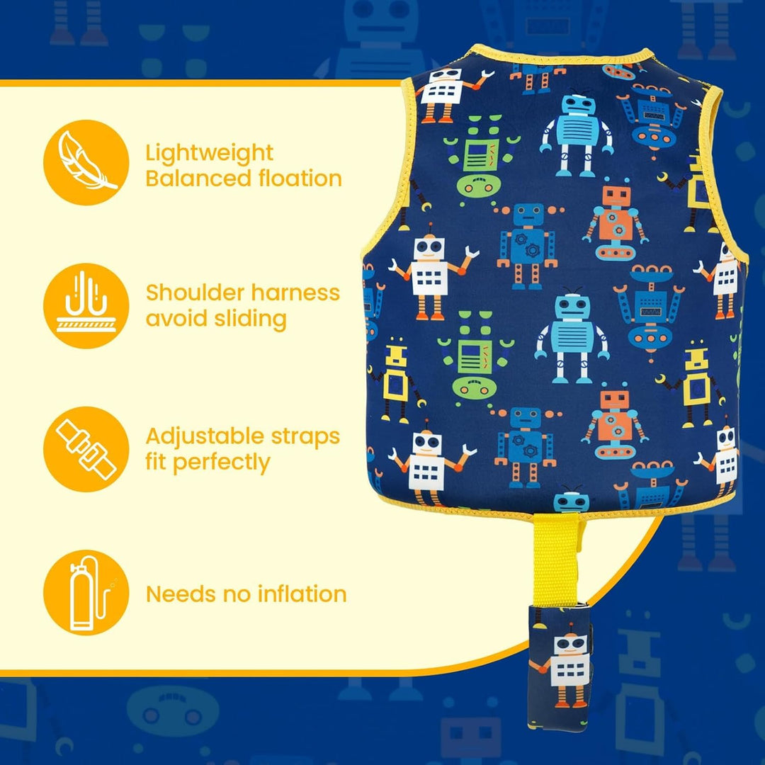 Kleinkind Schwimmjacke - Leichte Kinder Schwimmweste - Schwimmhilfe für Kinder - Floating Badeanzug