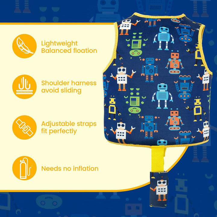 Kleinkind Schwimmjacke - Leichte Kinder Schwimmweste - Schwimmhilfe für Kinder - Floating Badeanzug