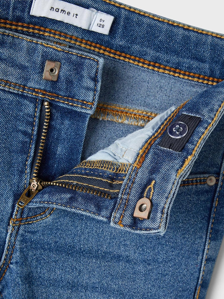 NAME IT Girl Jeans Skinny Fit 92 Medium Blue Denim, 92 Medium Blue Denim