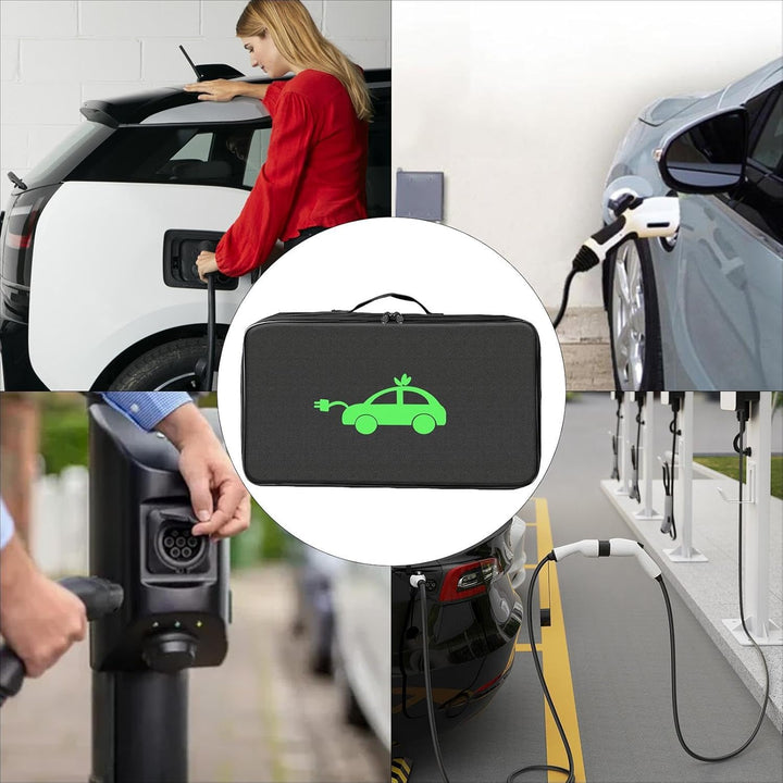 Aufbewahrungstasche für Elektrofahrzeugkabel, KFZ-Ladegerät-Organizer, wasserdichte EV-Kabeltasche,