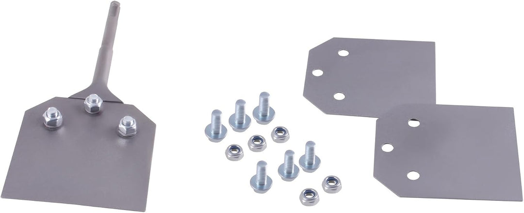 Spachtelmeissel SDS Plus 250x100 mm, Bodenschaber mit 2 Ersatzblätter für Fussbodenkleber, Teppich,