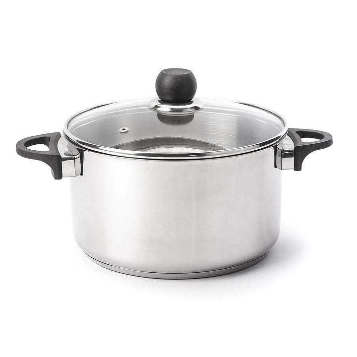AMBITION Kochtopf mit Deckel VIKOS 5,8L Topf Suppentopf Gemüsetopf Kartoffeltopf Sossentopf Edelstah