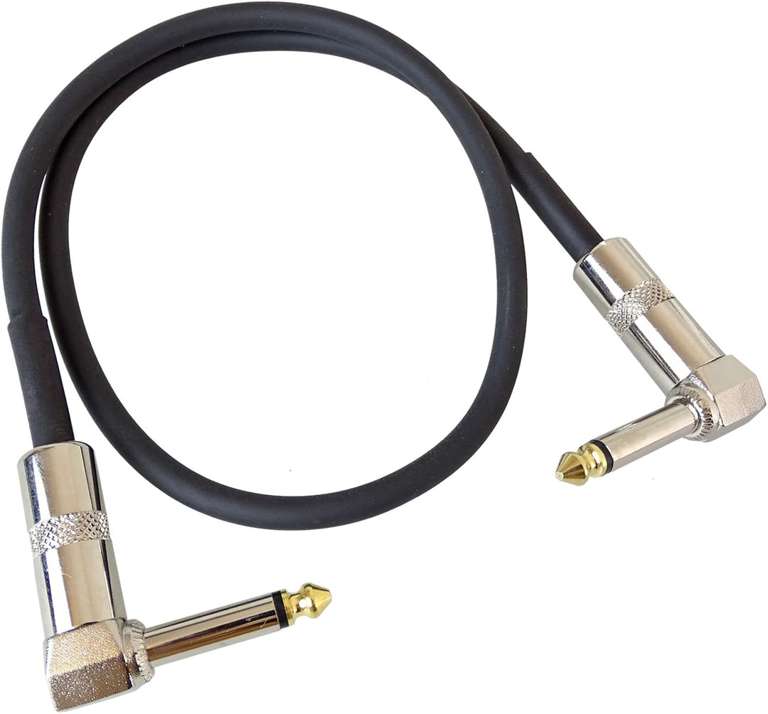 keepdrum 3x GC028 Patchkabel Klinke Winkelstecker 60cm 3 Farben 3x 60cm Mix, 3x 60cm Mix