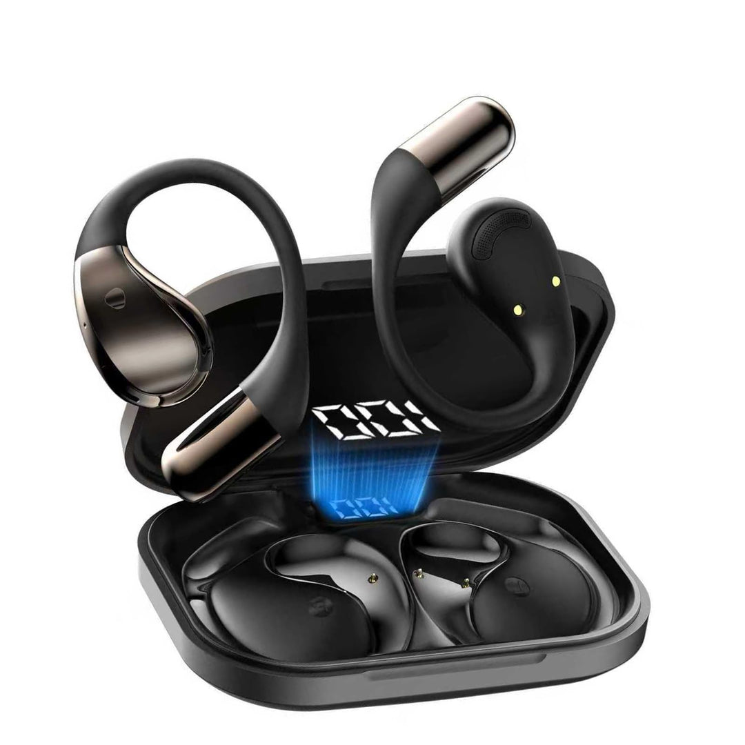 Open Ear Kopfhörer Bluetooth 6.0 mit HD Mic, 2025 Kopfhörer Kabellos Bluetooth HiFi Stereo mit Ohrha