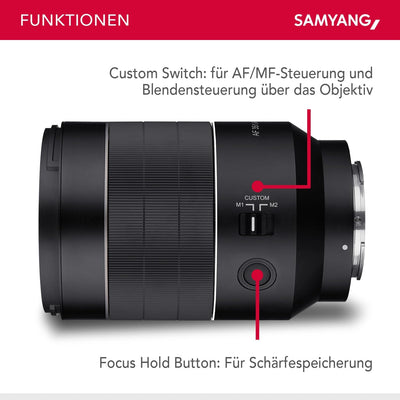 Samyang AF 35mm F1,4 II FE für Sony E – Autofokus Vollformat & APS-C Weitwinkel Objektiv Festbrennwe