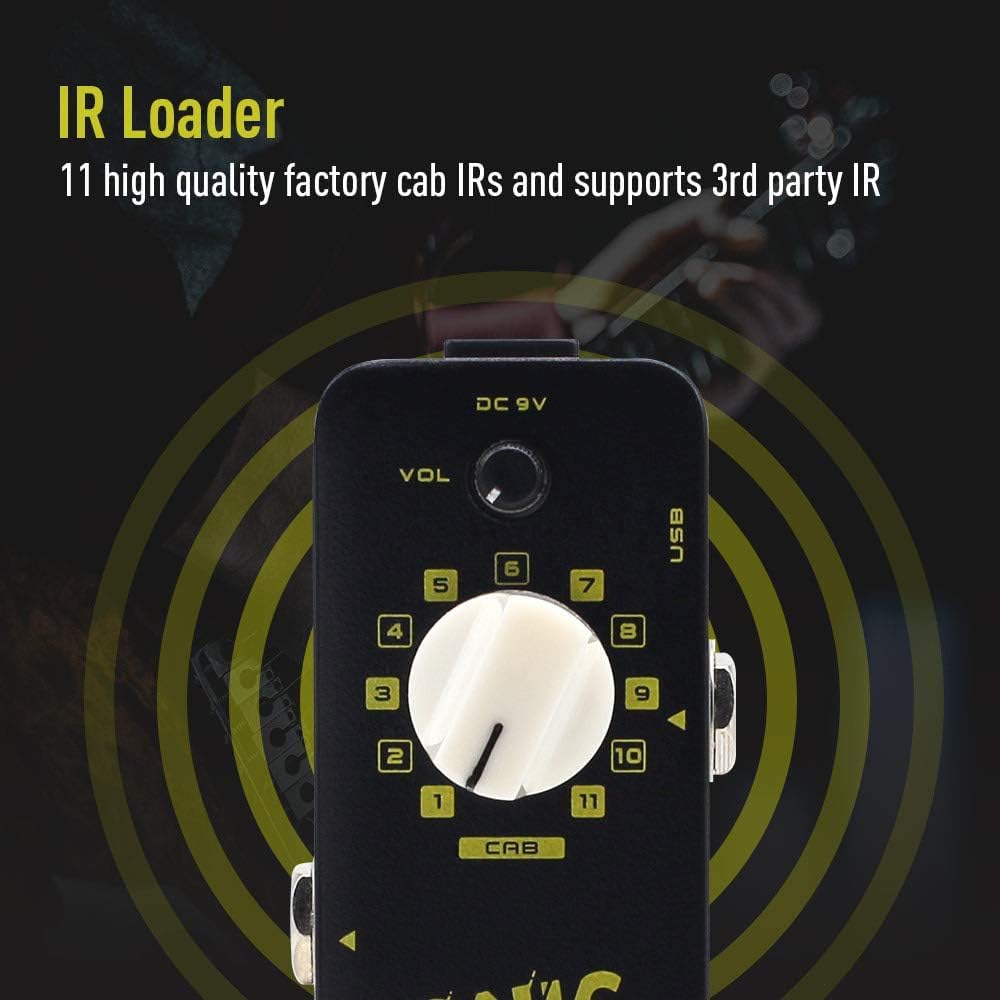 SONICAKE Sonic IR Gitarre Bass Effektpedal Lautsprecherbox Simulator Impulsantwort Lader, IR