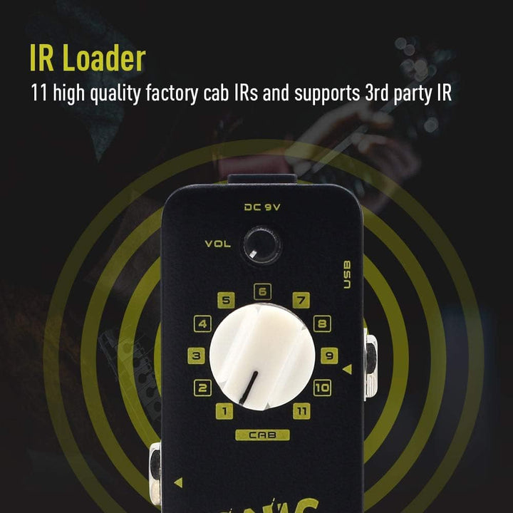 SONICAKE Sonic IR Gitarre Bass Effektpedal Lautsprecherbox Simulator Impulsantwort Lader, IR