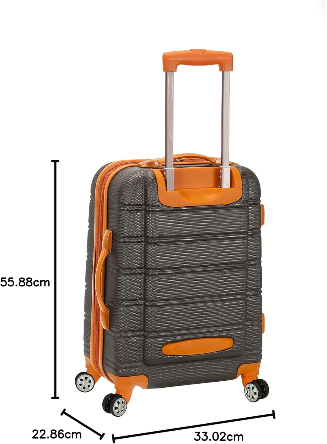 Rockland Melbourne Hardside Expandable Spinner Wheel Luggage, anthrazit, Einheitsgrösse, Melbourne H