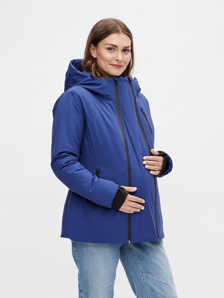 Mama Licious Female Jacke Umstands-Jacke M Blue Depths, M Blue Depths
