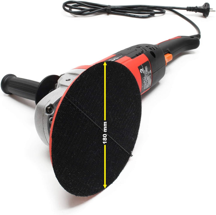 Wiltec Auto Poliermaschine Schleifmaschine 1500W bis 3000 U/min, Poliergerät mit 6 Stufen inkl. 1 Pa