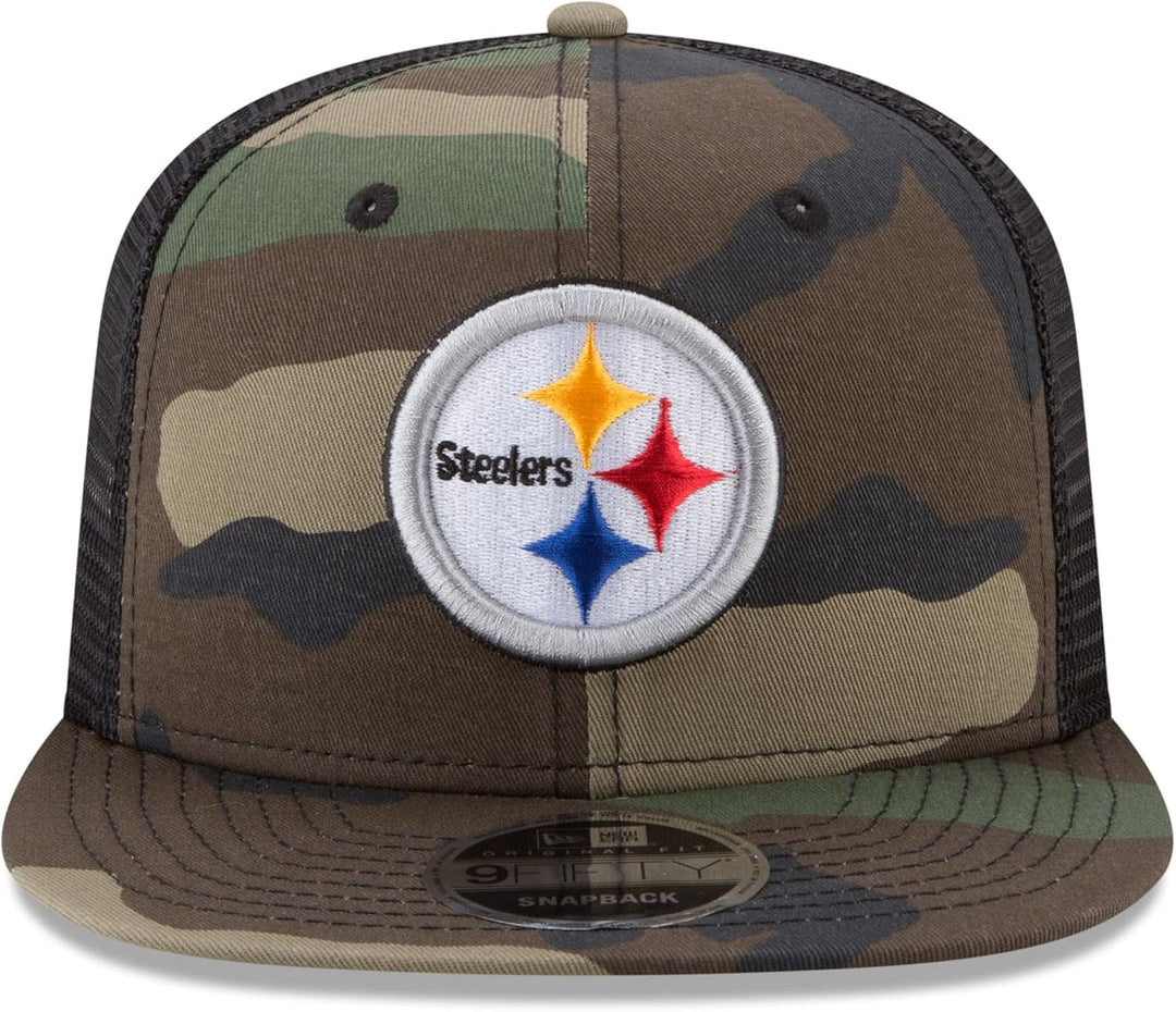 New Era 9Fifty Mesh Snapback Cap Pittsburgh Steelers Wood