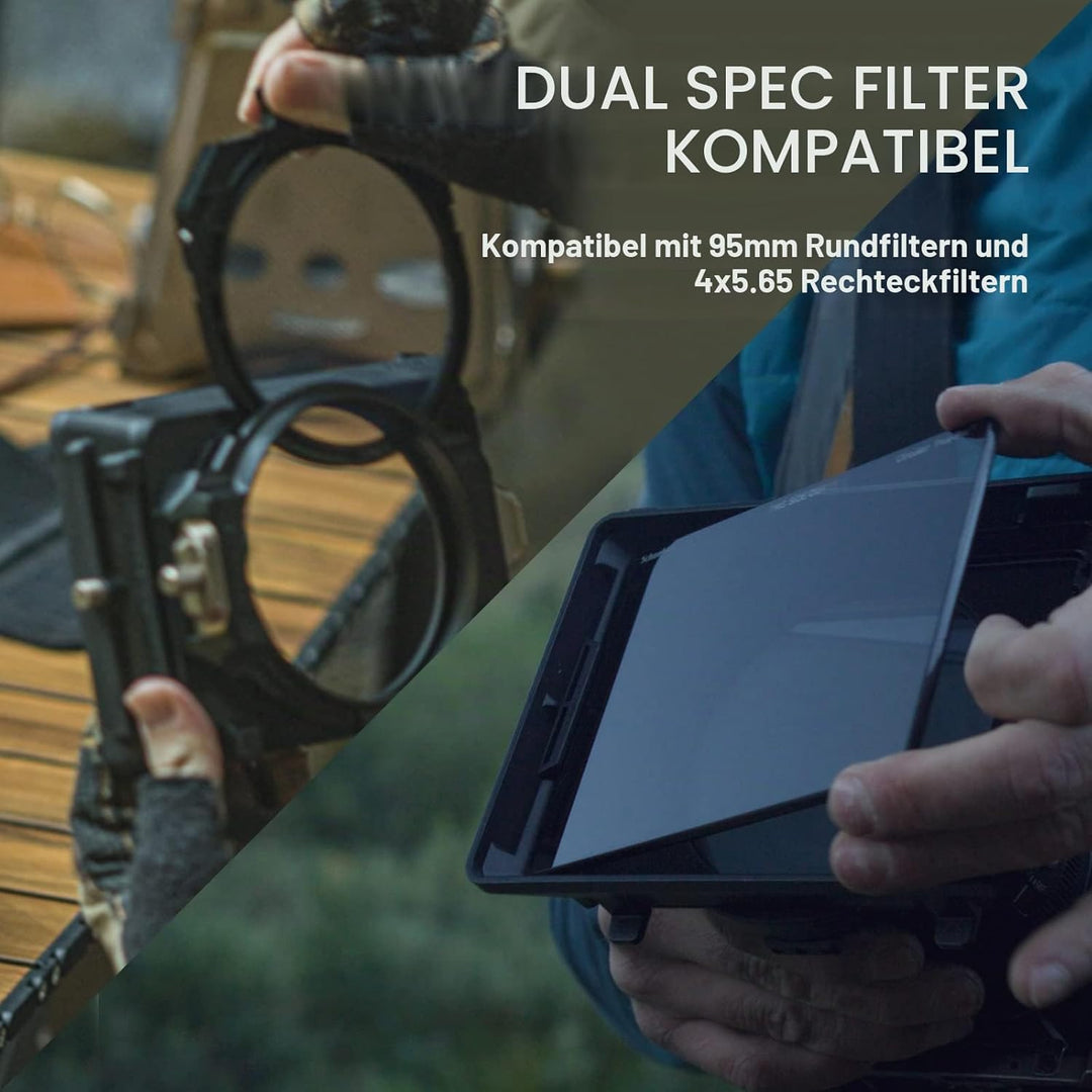 Tilta Mirage Matte Box Mirage VND Kit Mattbox mit Filterrahmen für DSLR/Spiegellose Kameras 95mm Var