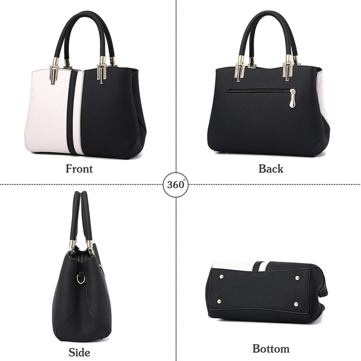 PORRASSO Damen Handtasche Mode Henkeltasche Schultertasche Leder Wasserdicht Umhängetasche Frauen To