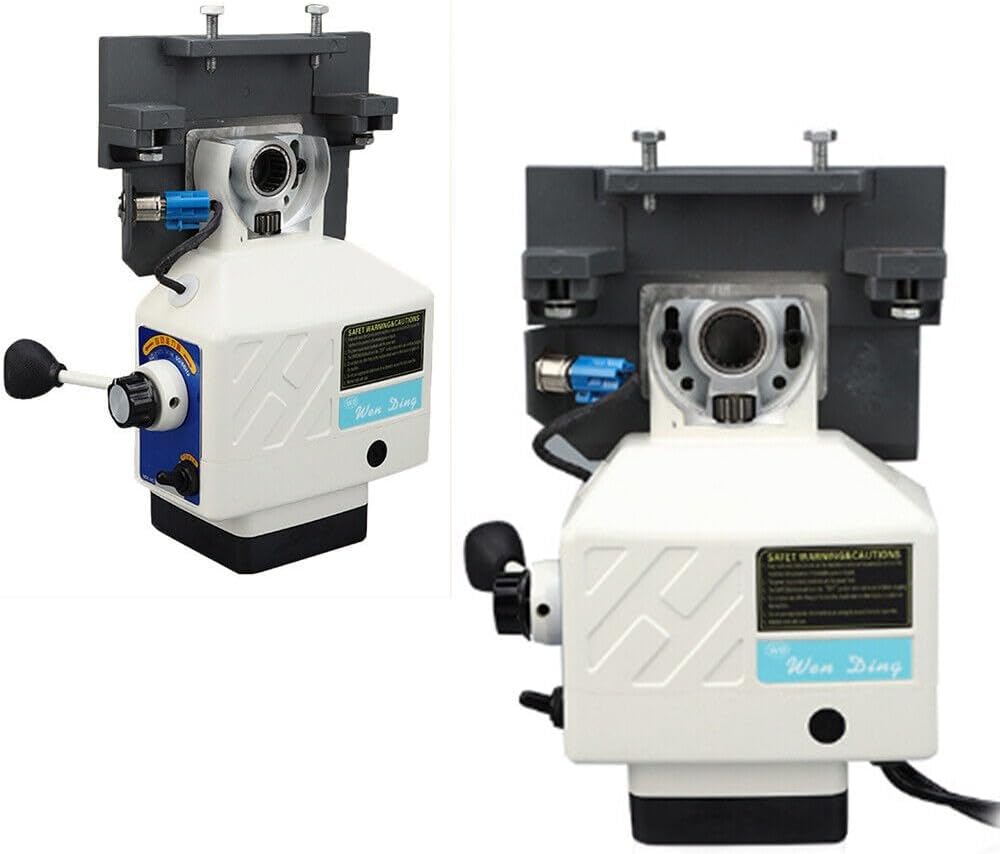 Horizontale Fräsmaschine mit Elektrischem Tischvorschub, Aluminium, AC-220V Einfach zu bedienen, für