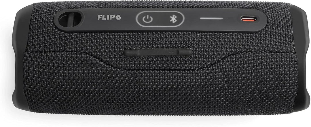 JBL Flip 6 Bluetooth Box in Schwarz – Wasserdichter, tragbarer Lautsprecher mit 2-Wege-Lautsprechers