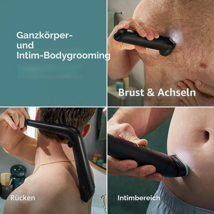 Philips Norelco BG7480/50 Body Groomer 7000 Series, Ganzkörperpflege, konturfolgender 2D-Flexkopf, d