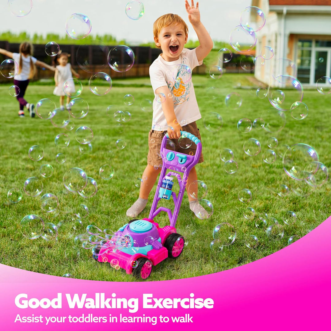 Sloosh Seifenblasenmaschine Kleinkinderspielzeug, Sommer Outdoor-Spielzeug Spiele, Vorschulkinder Ju