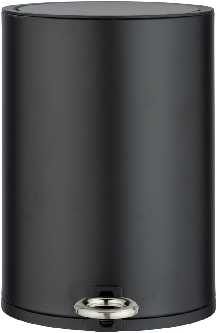 WENKO Kosmetikeimer Mod. Monza 3 Liter, Bad Treteimer mit Easy-Close Absenkautomatik, integrierter M