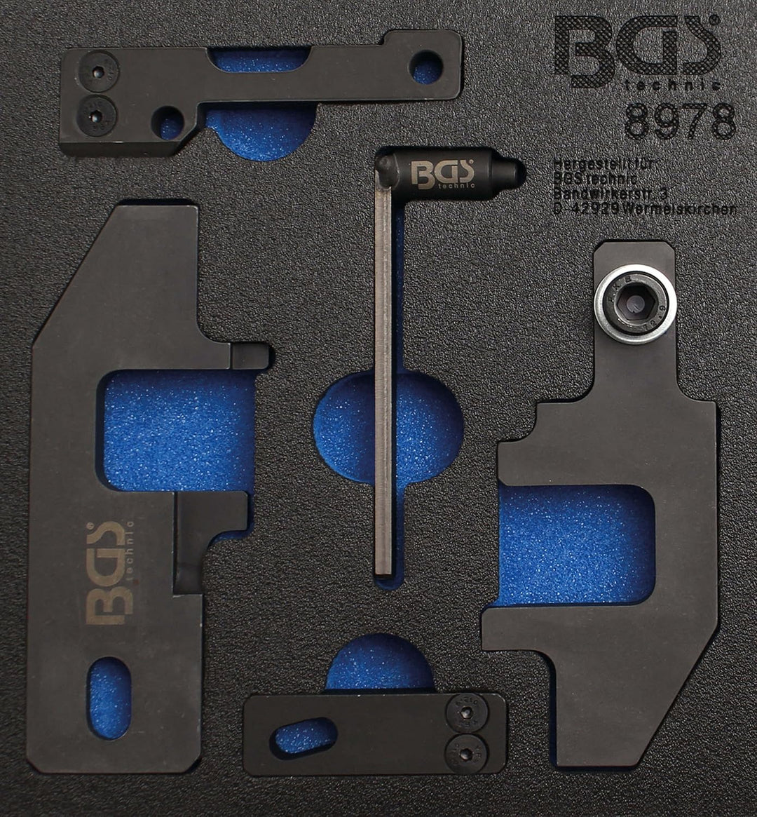 BGS 8978 | Werkstattwageneinlage 1/6: Motor-Einstellwerkzeug-Satz | für PSA, Toyota 1.0, 1.2 VTi
