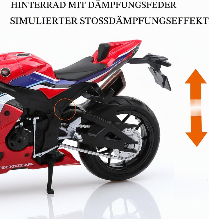 TOKAXI 1/12 Massstab Honda CBR 1000RR Diecast Spielzeugmotorräder, Honda Motorradmodell, CBR1000RR M