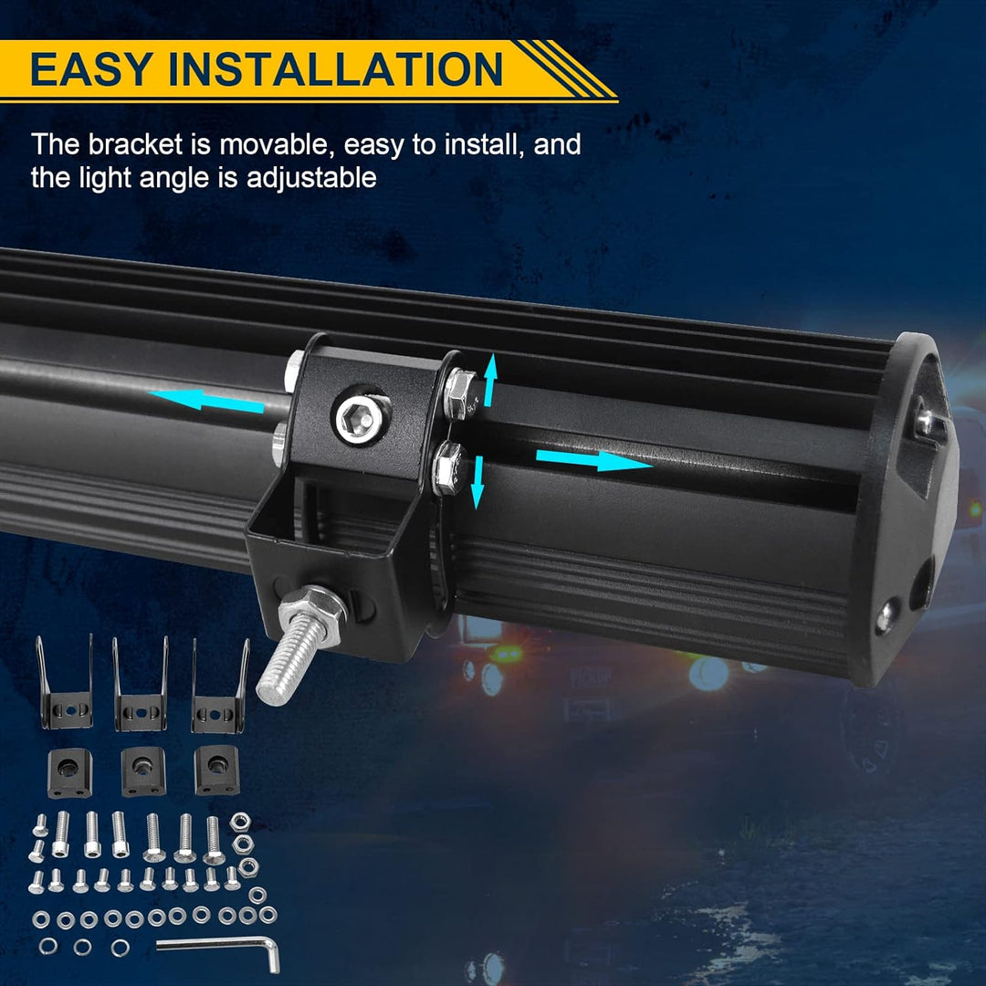 Willpower 45 Zoll LED Arbeitsscheinwerfer Bar 612W LED Scheinwerfer 12V 24V Flutlicht Spotlight LED