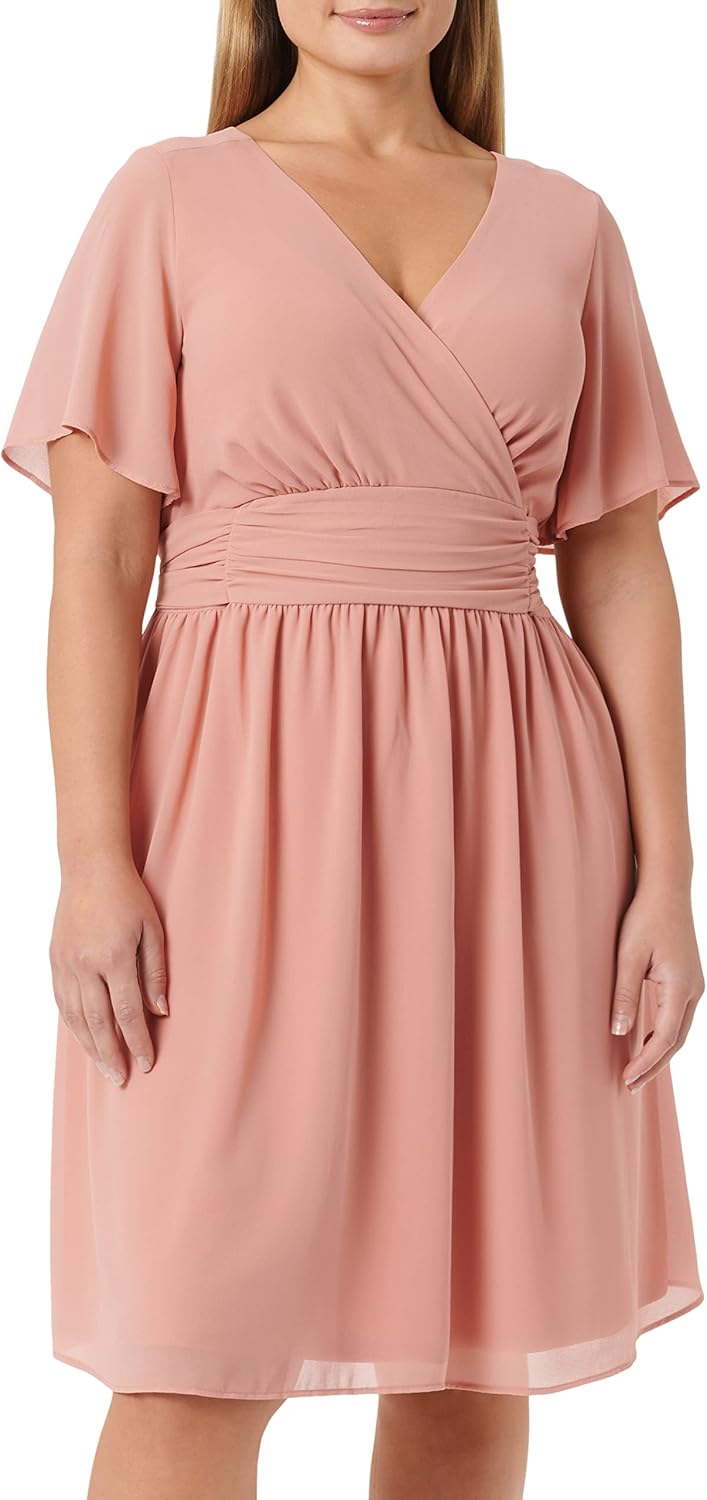Noppies Damen Dress Short Sleeve Dorris Kleid 42 Desert Sand - P756, 42 Desert Sand - P756