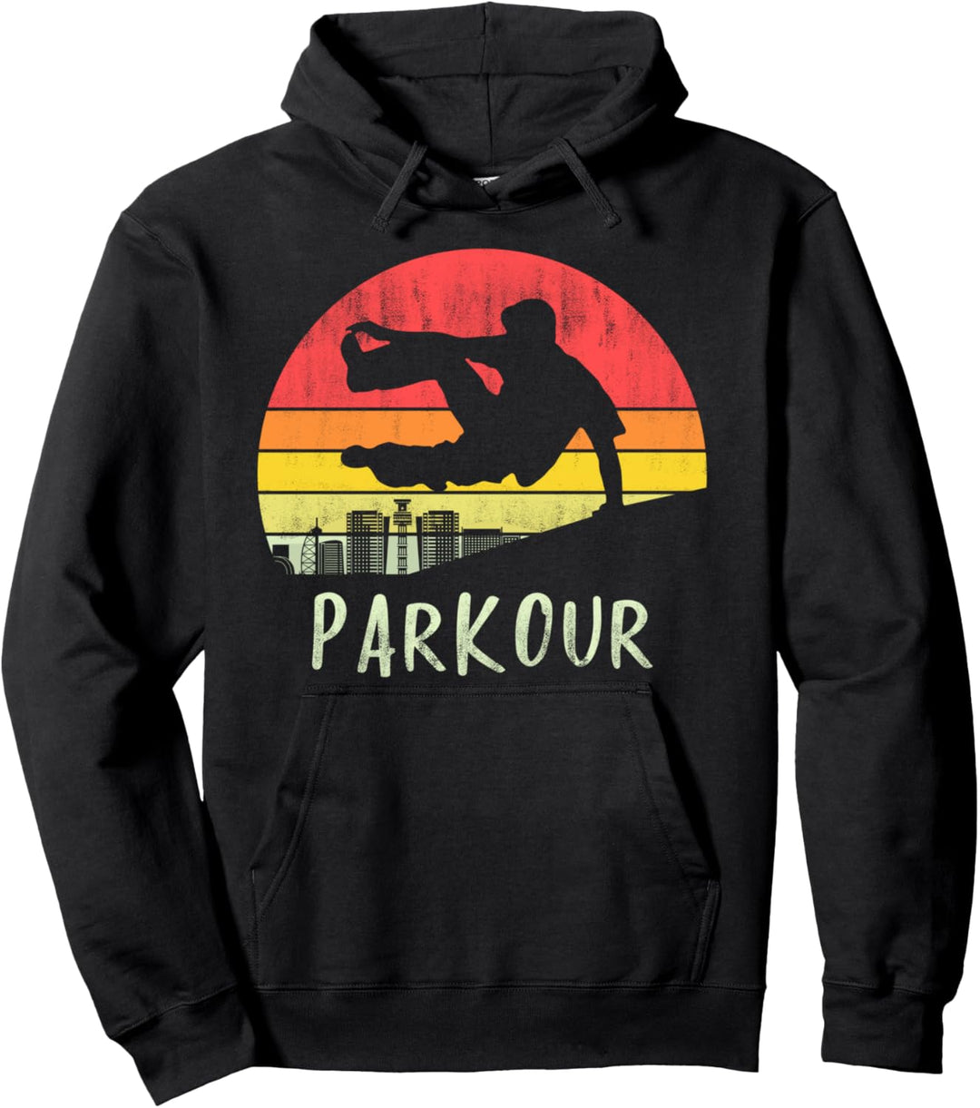 Vintage Retro Parkour Sport Traceure Classic Pullover Hoodie