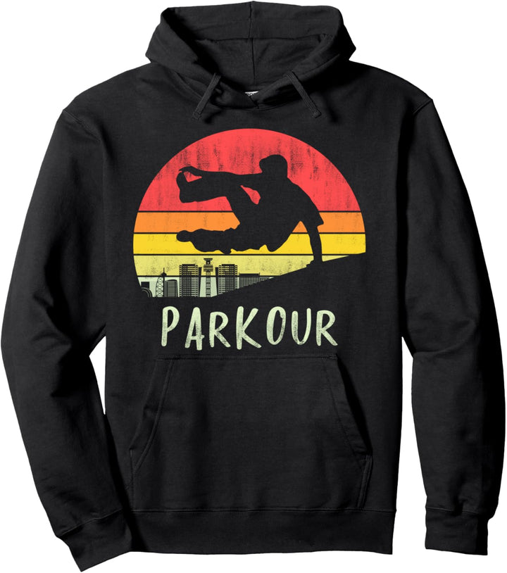 Vintage Retro Parkour Sport Traceure Classic Pullover Hoodie