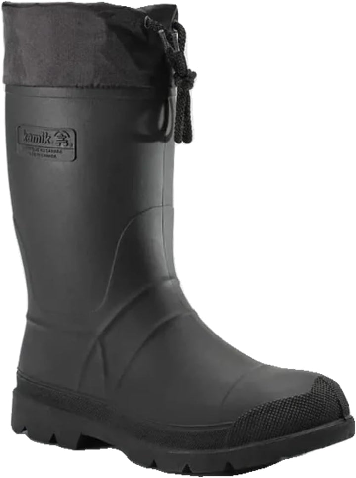 Kamik Herren Forester Gummistiefel 40 EU Schwarz Schwarz Sohle, 40 EU Schwarz Schwarz Sohle