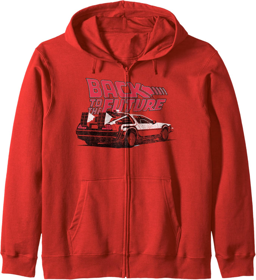 Back To the Future DeLorean Graphic Kapuzenjacke