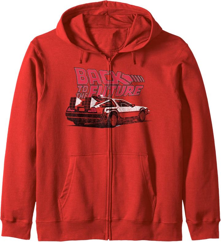 Back To the Future DeLorean Graphic Kapuzenjacke