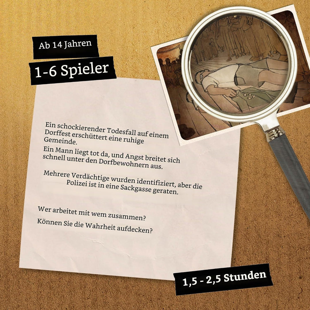 Hidden Games Crime Scene - The case of Little Gomersal - British UK - Realistic crime scene game, ex