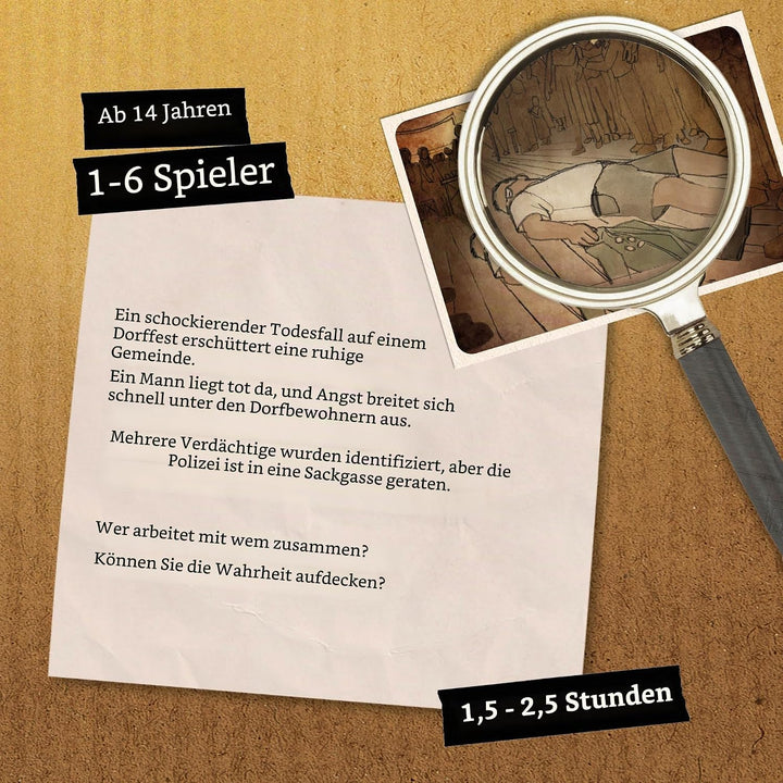 Hidden Games Crime Scene - The case of Little Gomersal - British UK - Realistic crime scene game, ex