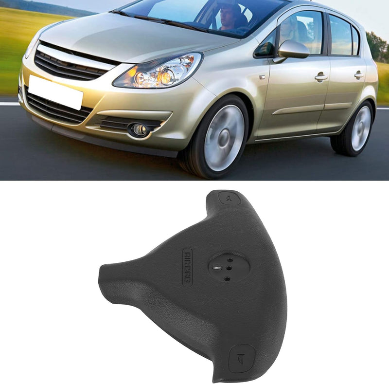 Lenkradabdeckung, Kratzfeste ABS Radabdeckung 90437285 199180 Ersatz Passend für Opel Astra G/Zafira