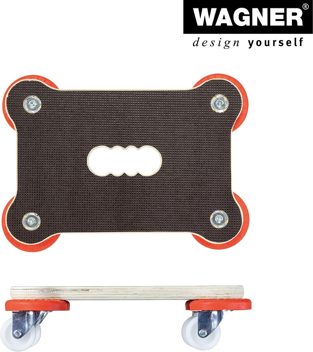 Wagner Transporthilfe MM 1355 I 33 x 23 x 9 cm - Tragkraft 200 kg - ideal für schwere Transportboxen