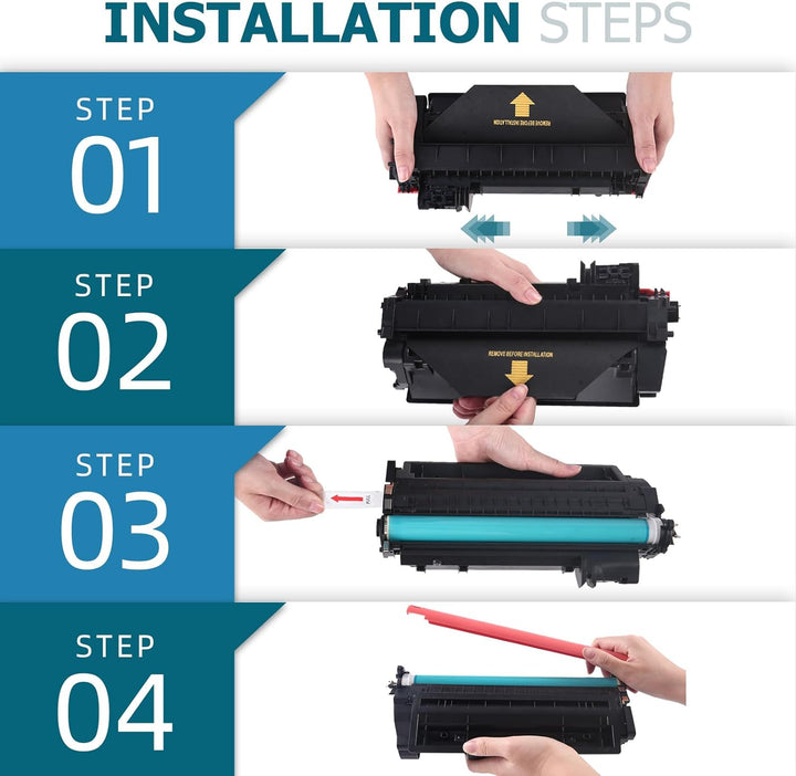 inkalfa Kompatibel für HP 80X CF280X 80A CF280A Toner Laserjet Pro 400 M401a M401dn M401n M401dw M40