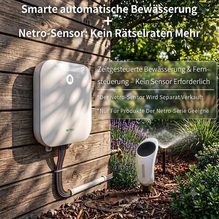 Netro Smart-Sprinkler-Controller, Wireless-LAN, Wetter Aware, Remote Access, 6 Zone, Kompatibel mit