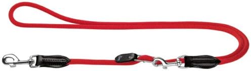 HUNTER FREESTYLE Vario-Leine für Hunde, robust, wetterfest, 1,0 x 260 cm, schwarz schwarz 1,0 x 260