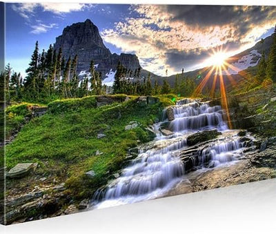 islandburner Bild Bilder auf Leinwand Natur 1p Landschaft XXL Poster Leinwandbild Wandbild Dekoartik