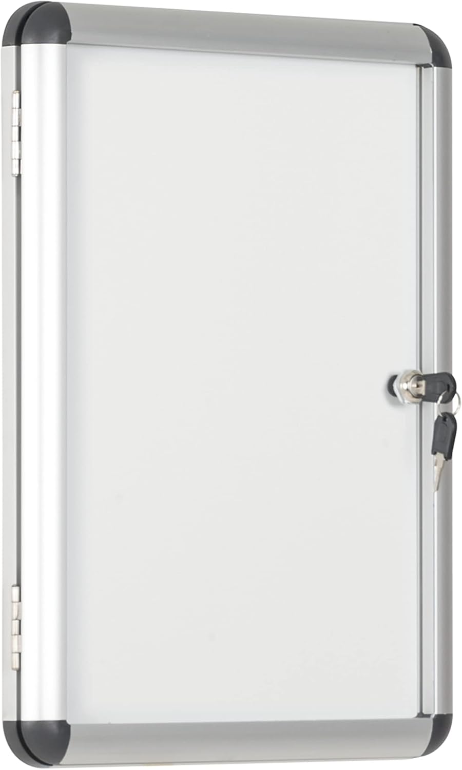 Bi-Office Schaukasten Vitrine "Enclore", Whiteboard, Mangetische Innenfläche, geeignet für 2 x DIN A